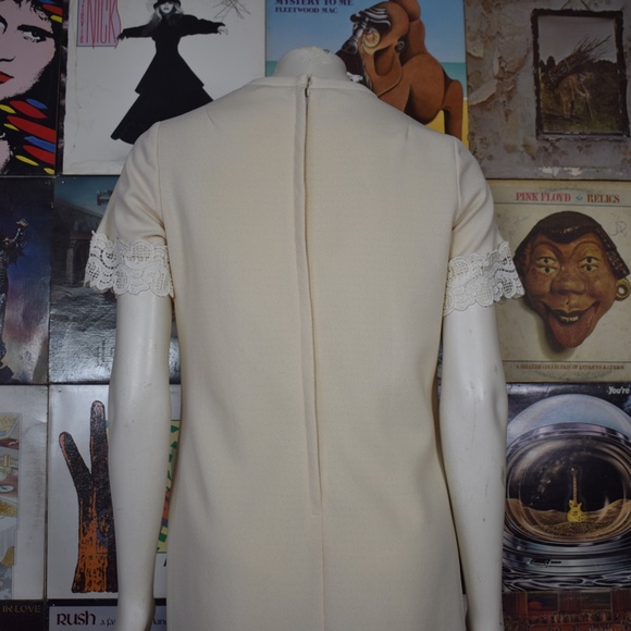 SOLD True Vintage 60s Midi Shift Dress Jackie O - Picture 5 of 6